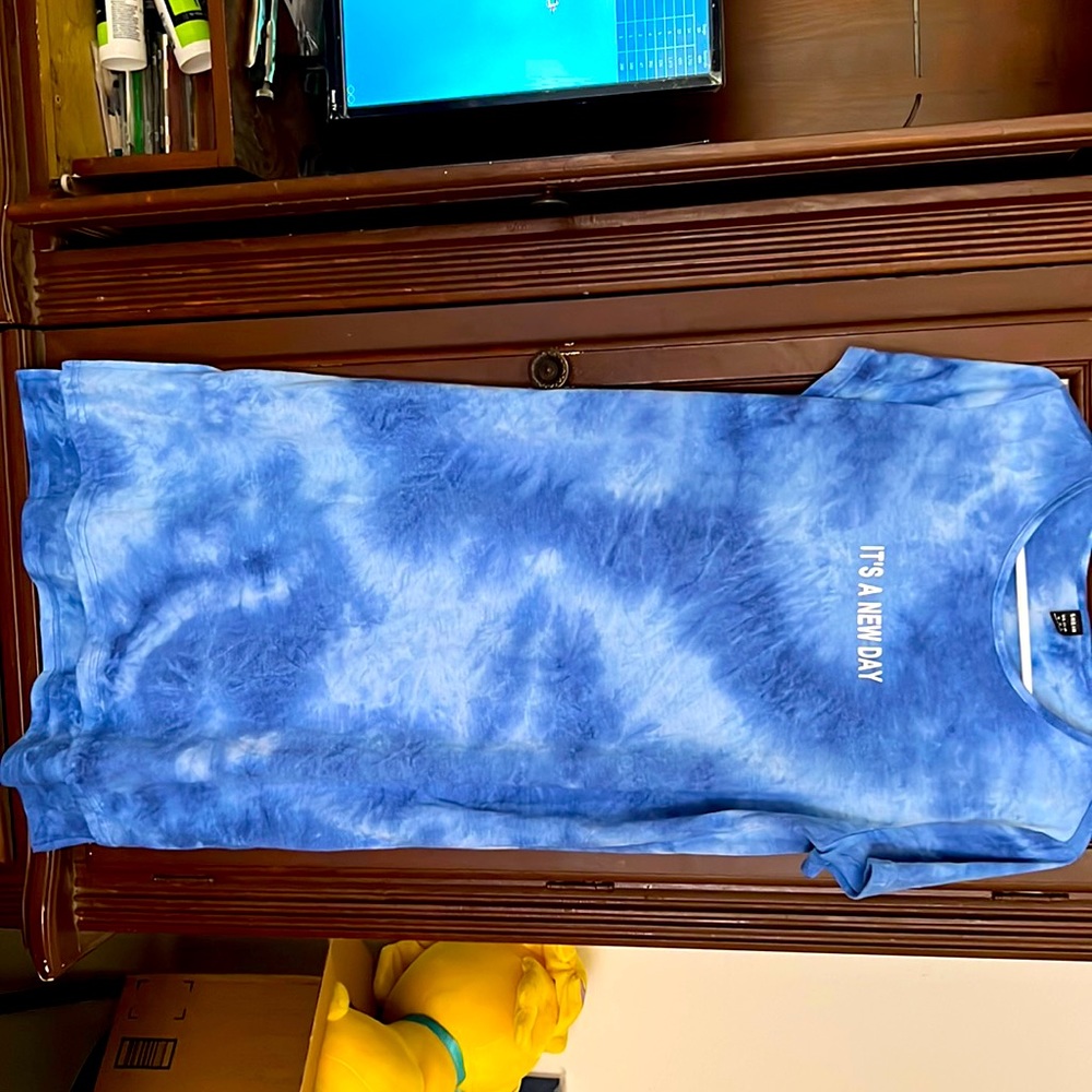 Tie dye summer dress women